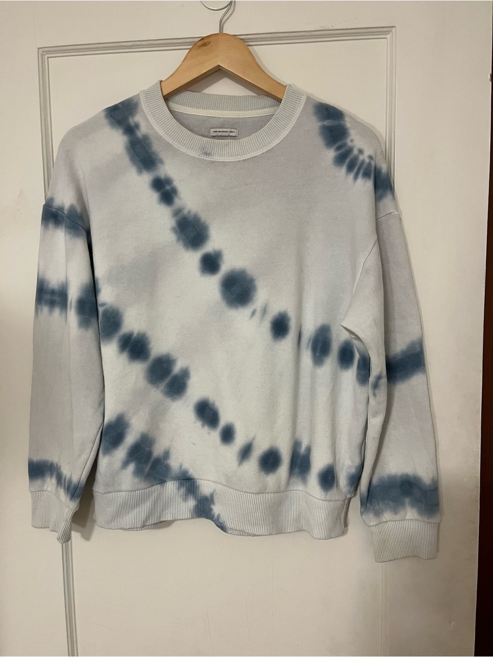 American Eagle Tie-Dye Crewneck Sweatshirt - Blue